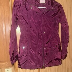 26 International Girls kids Deep Purple Utility Jacket
